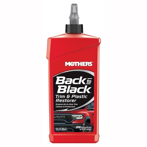 Mothers 06112 Back-to-Black Plastic and Trim Restorer - 12 oz. Size: 12 fl. oz., Model: 6112, Outdoor&Repair Store by Hardware & Outdoor