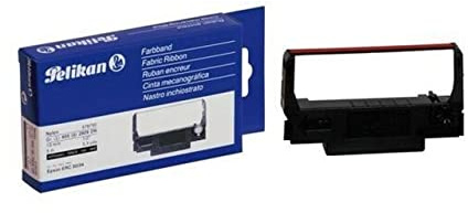 Pelikan Farbband Gruppe 655 Nylon für Epson ERC 30/34/38 Universal, 13 mm x 5 m, schwarz/rot