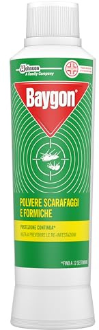 Baygon Cockroaches and Ants Insecticide Powder, 250 gr | Indoor and outdoor use, kills insects in seconds