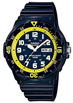Casio Montre Automatique analogique et numérique pour Homme avec Bracelet S7233045, Multicolore, Bracelet