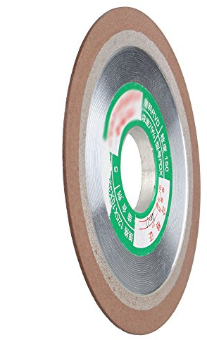 BQLZR Grit 150 Schleifmaschine 125mm Dia Kegel Ebene Harz Schleifscheibe Hartmetall Hart Stahl Silber