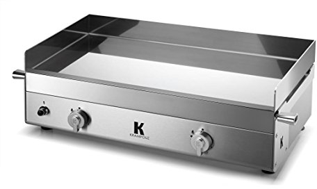 Krampouz GGCIN2AA - Barbacoa (Mesa, Acero inoxidable, Rectangular, 75 cm, 46 cm, 25 cm)