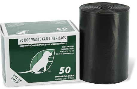 Old Listing - New Prime Listing Available - Commercial Grade Dog Waste Station Can Liners -1 Roll of 50 bags