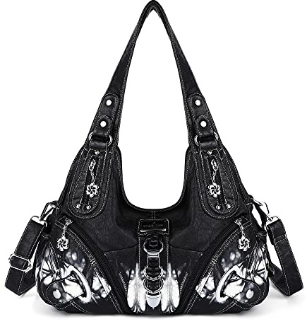 Angelkiss Hobo Geldbörsen und Handtaschen für Damen, Umhängetasche, groß, für den täglichen Gebrauch