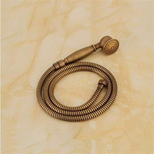 Soffione doccia bronzo antico soffione doccia classico con supporto per telefono 1,5 m doccia in acciaio inox tubo sanitario supporto doccia in ottone doccetta (colore: rosa)