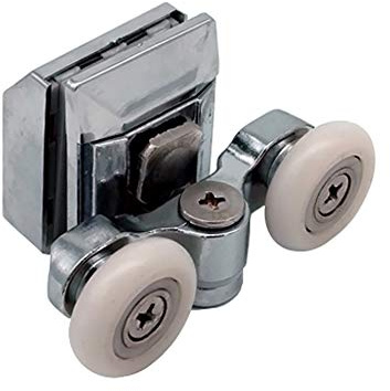 Shower Door Wheels | 20mm, 23mm or 25mm | Uppers or Lowers | Double Twin Shower Door Rollers Runners | ROLL018 (Upper Wheel (23mm))