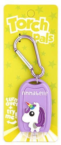 Stands Out, Supplying Outstanding Gifts Annabelle Name Unicorn Girls Purple Novelty Personalised Mini LED Toy Torch Carabiner Clip