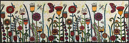 wash+Dry Fußmatte Sonnentag 60x180cm, innen und außen, waschbar