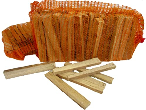 Anzündholz Buche 5kg im Netz Anmachholz Brennholz Anfeuerholz trocken sauber und ofenfertig