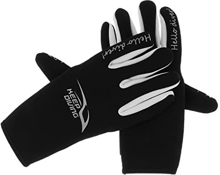 barenx Weiche 3 mm Neopren-Handschuhe, Wintersport, Tauchen, Schnorcheln, Kajak-Handschuhe, Größe S