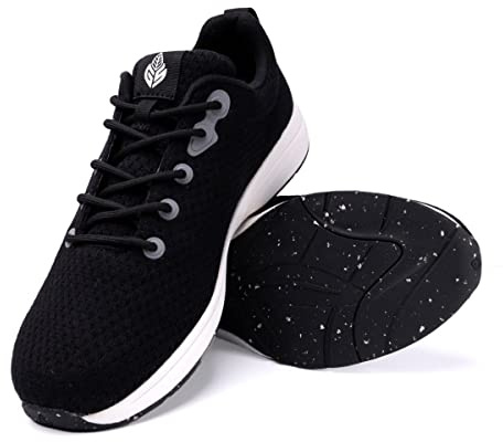 Green Steps Zapatillas ortopédicas con soporte del arco plantar fabricadas a partir de materiales sostenibles. Brindan comodidad y apoyo para aliviar el dolor en el pie Blanco & Negro Talla 42