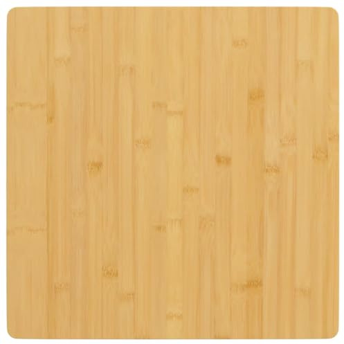 vidaXL Tischplatte 50x50x1,5 cm Bambus