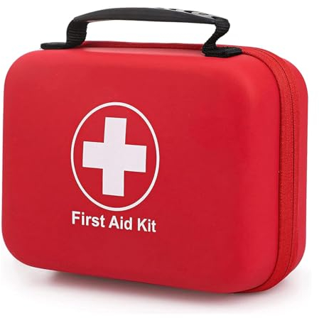 UZIAH Tragbare Erste-Hilfe Set Tasche, Rotes Medizinisches Notfallset, Überlebens-Notfallbox, Für Zuhause Und Reisen, Camping, Büro