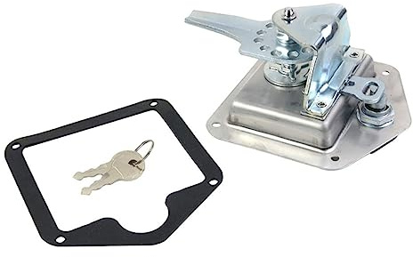 BUGUUYO Chiusura t in Acciaio Inossidabile Con Maniglia t e Chiavi Per Rimorchio Camper e Cassetta Degli Attrezzi