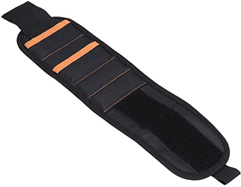 Starkes Magnetisches Armband, Werkzeuggürtel, Werkzeughalter für Männer, Vatertag, Nagelknipser, Bolzen, Magnetischer Schraubenhalter mit 10 Magneten