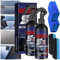 3 in 1 Ceramic Car Coating Spray,Multi-Functional Coating Renewal Agent,High Protection Quick Car Coating Spray Fast-Acting,Plastic Parts Refurbish Agent,Waterless Car Wash,Nanotechnology (2PCS) (XL)