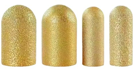 Scalpello per fresa, 4 x scalpelli per la lavorazione della pietra, allargamento dei fori, robusti per marmo, quarzo, ciottoli, cemento, ceramica
