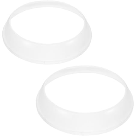 LOLIPPYY 2pcs Mini Cotton Candy Maker Cover Spill Edge Protector for Marshmallow Dispenser Cotton Candy Machines Part Portable Lightweight Guard Accessory for Safe and Mess Use