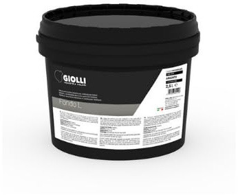 GIOLLI Fondo L - Sous-couche Structurée Pour Peintures Intérieures Décoratives Blanc 1l (BLANC, 2,5 Litres)