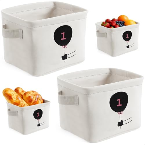 mongtsamz Bread Basket Modern Double Portion, Cream Bread Basket, Plegable, Suitable for Various Occasions and Can Be Used for Storing Bread, Gifts and Much More