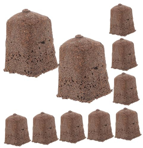 Alasum 40 pièces Cubes de Culture Soilless pour Semis Bouchons de Démarrage Hydroponiques Pouce Bloc de Germination Écologique à Absorption Eau Favorisent Croissance Racinaire pour