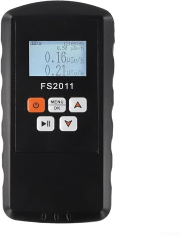 Rilevatore di radiazioni nucleari per contatore Geiger, monitor a raggi X Beta Gamma ricaricabile con precisione 0,01μSv/h, tubo FM per compensazione energetica, per uso ambientale in laboratorio