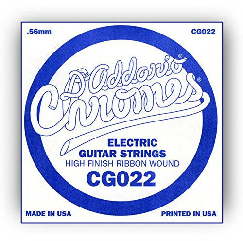D'Addario .022 Einzelsaite für E-Gitarre, Flat Wound