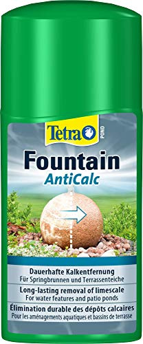 Tetra Pond Fountain AntiCalc - hochwirksamer Entkalker für Springbrunnen, 250 ml Flasche