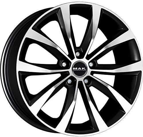 RUOTE CERCHI IN LEGA AUTO MAK CERCHIONE WOLF BLACK MIRROR 17 5x110 DA 17 POLLICI