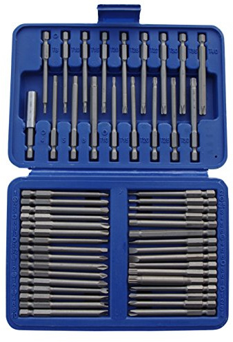 Bitsatz Sicherheitsschrauben XXL lang Bitbox 50-tlg Bits Torx Sechskant Vielzahn
