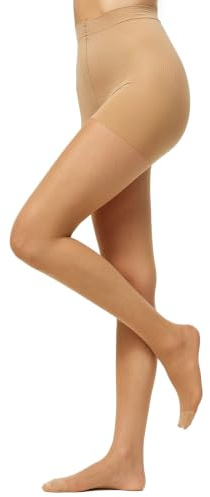 Nur Die Goodbye Laufmaschen Shape 20 DEN Shaping-Strumpfhose verhindert Laufmaschen transparente matte Feinstrumpfhose breiter Komfortbund Damen