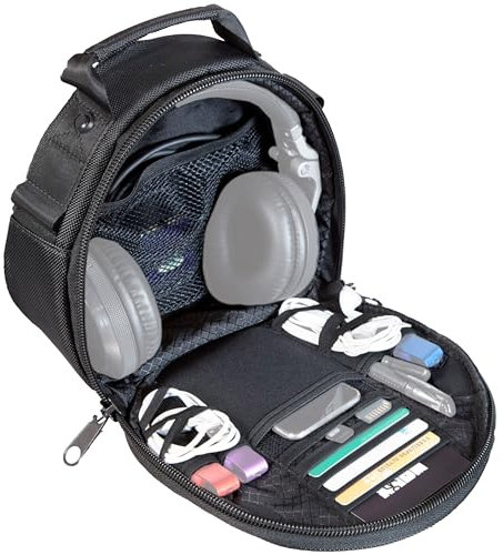 Walkasse W-Headphones-Black - Custodia per cuffie per DJ, colore: nero