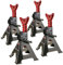Stix JS-3T - Cavalletto d'appoggio da officina per auto, cavalletto per sollevamento auto, 3 T, 3000 kg, 4 pezzi x 3 T