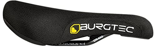 Burgtec The Cloud Boost Saddle in Black | Burgtec Cloud Boost Dirt Jump Saddle - CrMo Rails & Molded Plastic Base