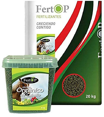 FERTOP Abono Ecológico Orgánico de Caballo en Pellets, 20 kg