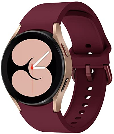Syxinn Kompatibel med Galaxy Watch 4 40mm/44mm, Galaxy Watch 4 Classic Straps 42mm/46mm silikon klockarmband armband