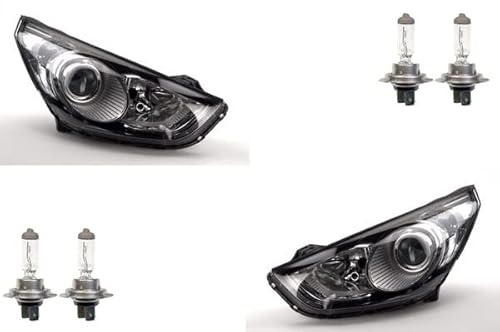 Johns, Scheinwerfer Halogen passend für Hyundai iX35 10-13 mit H7 H7 Satz Links Rechts