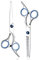 Hairdressing Scissors, ZYNWEAI Professional 6 Inch Haircut Scissor & Thinning Scissors Set, Hair Cutting Kit, Haircut Beard Trimming Shaping Grooming for Men Women Children Pets Home Salon Barber