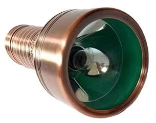 CAZZH Lampe de Poche à l'ancienne, Torche, Portable nostalgique Simple extérieur en Alliage de cuivre et de Fer FT700E3 Lampe de Poche à Quatre Sections n ° 5 Batterie