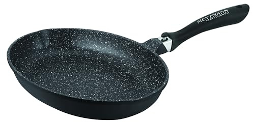 METTMANN PROFESSIONNEL - Poêle à Poisson 34 cm - Manche Amovible - Fonte d'Aluminium - Revêtement Anti-adhésif Greblon C2+ - Tous Feux dont Induction - Sans PFOA