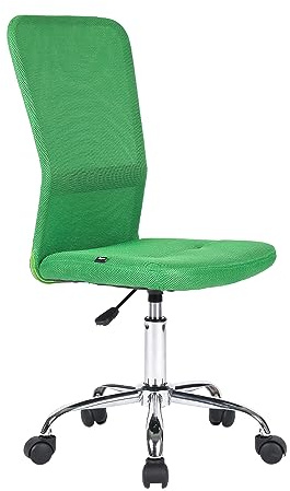 Mingone Bürostuhl Mesh, höhenverstellbar, bis 120kg (1, Grün) | Schreibtischstuhl Mesh-Atmungsaktiv, 360° drehbar, Höhenverstellbar, Lendenwirbelstütze, Büro/Computer