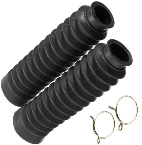 2 stück Motorrad Gabelschutz Faltenbalg, motorrad gabel cover, Motorrad Vorderradgabel Abdeckung, Motorrad-Gabel-Gamaschen, Motorrad Gabel Faltenbalg, Motorrad Faltenbalg Gummi für ATV Dirt Bike