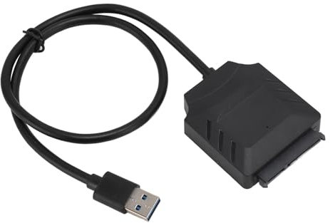 Adaptador de Disco Duro USB 3,0 a, Velocidad de Transmisión de 6Gbps, Disco Duro de 2,5 Pulgadas y 3,5 Pulgadas, con Diseño Compacto, para 98 ME XP 7 8 10