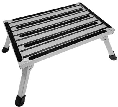 JSDQQG Predellino Pieghevole 1 Gradino,Sgabello Scala Sgabello Campeggio con Superficie Antiscivolo,Ideale Camper,Roulotte