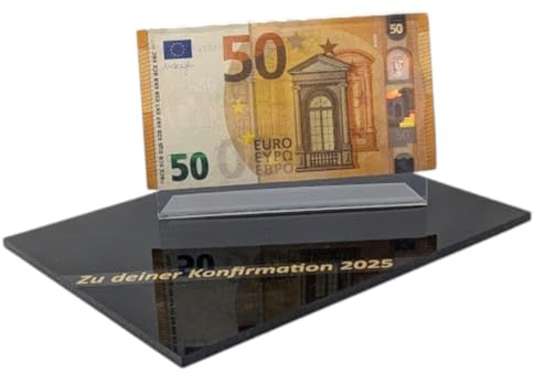 DIY Geldgeschenk zur Konfirmation 2025 – Bastelset mit goldener Aufschrift – Kreative Verpackungsidee zum Selbstgestalten – Für Mädchen & Jungen (Konfirmation Gold)