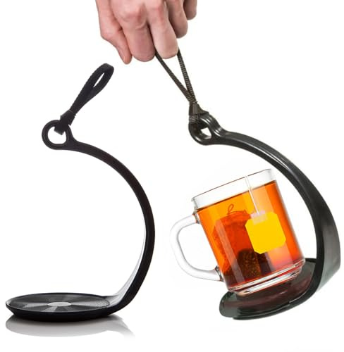 Spill Not Cup Carrier Pack of 2 Anti Spill Drink Carriers with Handle & Lanyard | Portable Plastic Mug Holder for Coffee, Water, Tea, Juice, Travel & Office