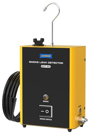 VKALTUL SDT50 KFZ Nebelmaschine EVAP Rauchmaschine, 12V Auto Rauch Leck Detektor, Kraftstoffleckdetektoren Rauchtester Vakuumlecktester Autorohr EVAP-Nebelmaschine Lecktester für DC 12 V Fahrzeuge