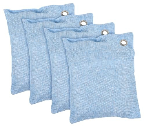 SEWOART 4stücke Aktivkohlebeutel Taschen Aktiviert Holzkohle Innen Geruch Absorber Feuchtigkeitsaufnahme