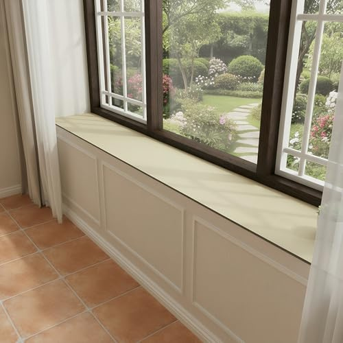 Acidea Tapis de protection pour rebord de fenêtre - En terre de diatomée - Super absorbant - Dos en caoutchouc antidérapant - Séchage rapide - Facile à nettoyer - 20 x 290 cm