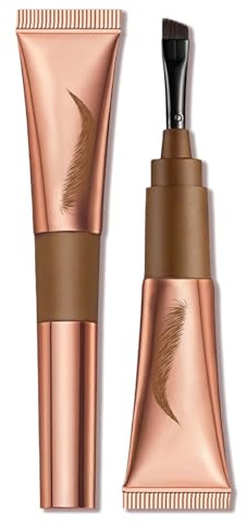 MOTIBACK Augenbrauenfarbe Peel Off Augenbrauen Gel Tint Wasserfester Augenbrauenstift Wischfest Haelt 5 Tage Einfach Abziehbar Fuer Natuerliche Augenbrauen 4 Farben (#01)